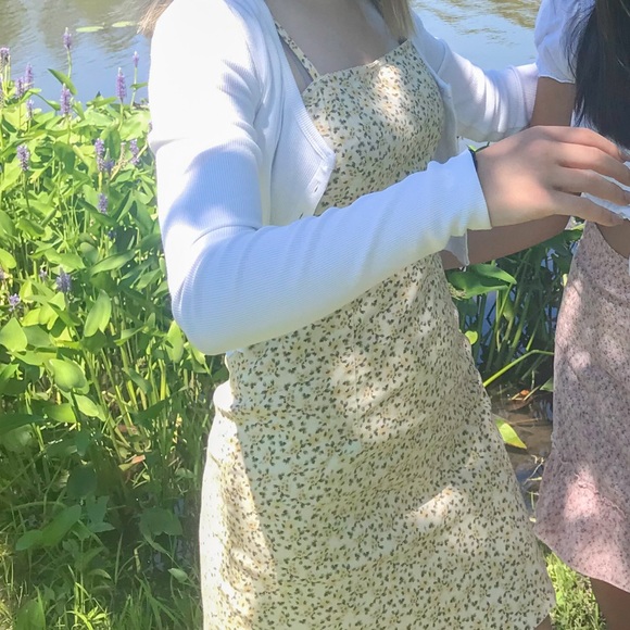 wild fable yellow floral dress - Picture 5 of 5